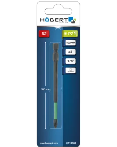 Биты ударные PZ2 100 мм 2 шт HT1S685