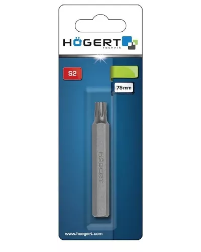 Бита TORX 27, 75 мм, M10, сталь S2 HT1S848