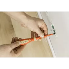 Отвертка диэлектрическая крестовая PH1, 80 мм, 1000 V, сталь S2 HT1S922