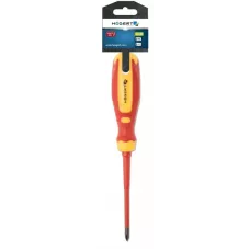 Отвертка диэлектрическая крестовая PH1, 100 мм, 1000 V, сталь CrMo HT1S965