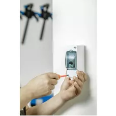 Отвертка диэлектрическая крестовая для электромонтажных работ PH1/SL5, 100 мм, 1000 V, сталь CrMo HT1S973