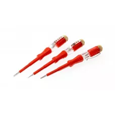 Отвертка индикатор напряжения 100-500 В, SL3, 140 мм HT1S982