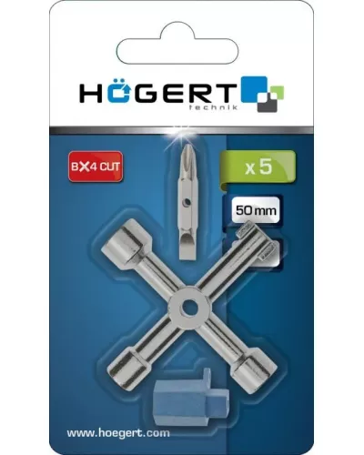 Универсальный ключ для электрошкафов, 76 мм HT1W760