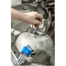 Набор шестигранных Г-образных длинных ключей, с шаровым наконечником 1,5-10 мм, S2, 9 шт. HT1W825