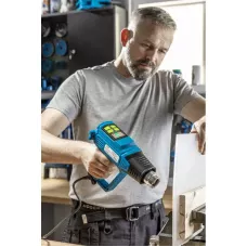 Промышленный фен 2000 Вт 2-скоростной с контролем температуры HT2C552