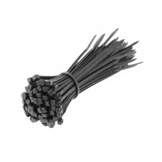 Нейлоновые стяжки 2,5 x 100 мм, 100 шт., czarne HT2C700