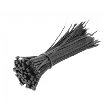 Нейлоновые стяжки 2,5 x 140 мм, 100 шт., czarne HT2C701