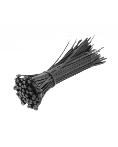 Нейлоновые стяжки 2,5 x 140 мм, 100 шт., czarne HT2C701