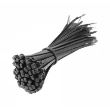 Нейлоновые стяжки 3,6 x 140 мм, 100 шт., czarne HT2C704