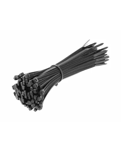 Нейлоновые стяжки 4,8 x 200 мм, 100 шт., czarne HT2C710