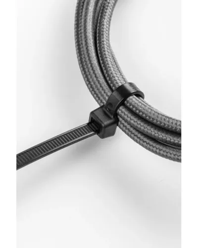 Нейлоновые стяжки 4,8 x 200 мм, 100 шт., czarne HT2C710