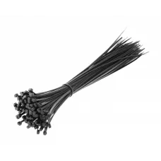Нейлоновые стяжки 4,8 x 370 мм, 100 шт., czarne HT2C714