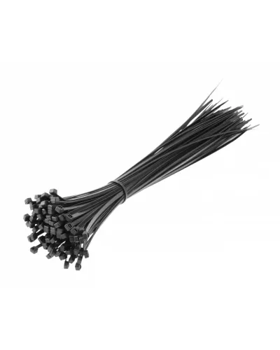 Нейлоновые стяжки 4,8 x 370 мм, 100 шт., czarne HT2C714
