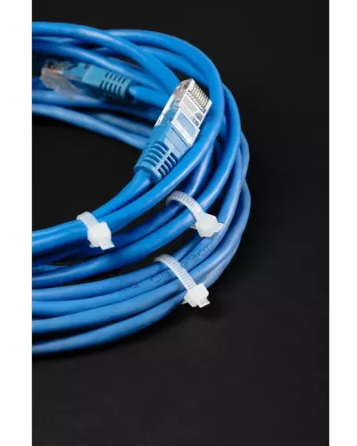 Нейлоновые стяжки 2,5 x 100 мм, 100 шт., białe HT2C717