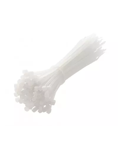 Нейлоновые стяжки 2,5 x 140 мм, 100 шт., białe HT2C718