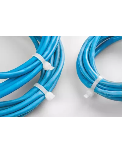 Нейлоновые стяжки 2,5 x 140 мм, 100 шт., białe HT2C718