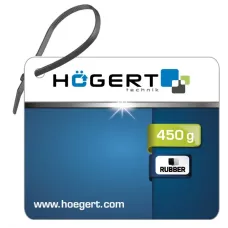 Молоток резиновый, черно-белый 450 г с деревянной рукояткой HT3B044