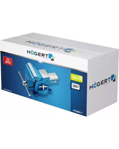 Тиски слесарные поворотные 125 мм HT3B611