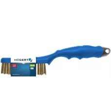 Проволочная щетка четырехрядная, латунная проволока HT3B623