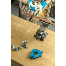 Магнитный угольник стрелка для сварочных работ, усилие 34 кг, 190 х 122 х 27 мм HT3B650