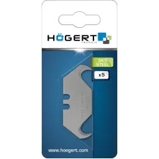 Лезвия трапециевидные крючкообразные 19 мм, SK5, 5 шт HT4C668