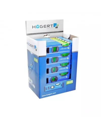 Уровень алюминиевый 20 см, (2-х пузырьковый) HT4M001-D