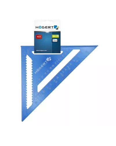 Угольник столярный алюминиевый 300 мм HT4M214