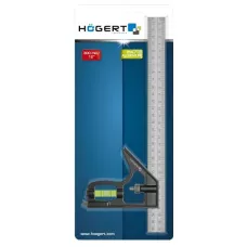 Угольник столярный с уровнем 300 мм HT4M217