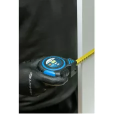 Рулетка 8 м х 25 мм, покрыта нейлоном, автостоп, с магнитом, MID HT4M402