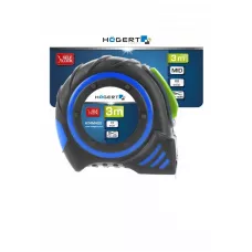 Рулетка 8 м х 25 мм, покрыта нейлоном, автостоп, с магнитом, MID HT4M402