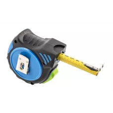 Рулетка 8 м х 25 мм, покрыта нейлоном, автостоп, с магнитом, MID HT4M402