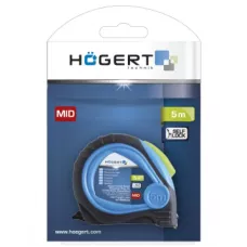 Рулетка 5 м х 19 мм, покрыта нейлоном, стопор ленты, MID HT4M425