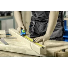 Рулетка 8 м х 25 мм, покрыта нейлоном, стопор ленты, с магнитом, MID HT4M428