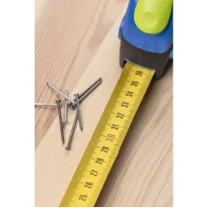 Рулетка 8 м х 25 мм, покрыта нейлоном, стопор ленты, с магнитом, MID HT4M428