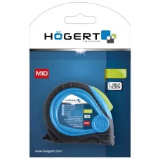 Рулетка 8 м х 25 мм, покрыта нейлоном, стопор ленты, с магнитом, MID HT4M428