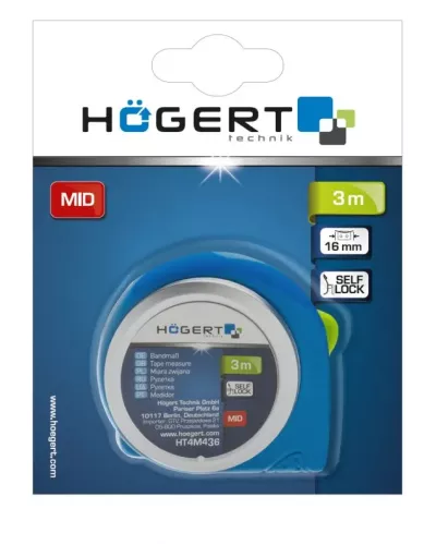 Измерительная рулетка 5м, 25мм HT4M436