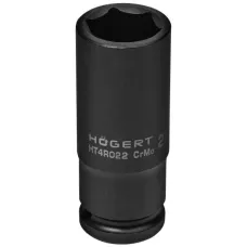 Головка торцевая ударная глубокая шестигранная 1/2″, 22 мм, DIN 3121, CrMo HT4R022