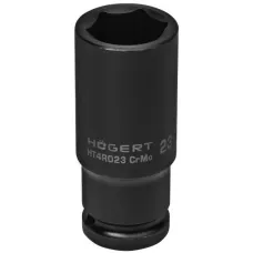 Головка торцевая ударная глубокая шестигранная 1/2″, 23 мм, DIN 3121, CrMo HT4R023