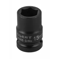 Головка торцевая ударная шестигранная 1/2″, 15 мм, DIN 3121, CrMo HT4R065