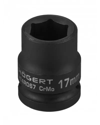 Головка торцевая ударная шестигранная 1/2″, 17 мм, DIN 3121, CrMo HT4R067