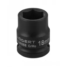 Головка торцевая ударная шестигранная 1/2″, 18 мм, DIN 3121, CrMo HT4R068