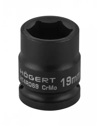 Головка торцевая ударная шестигранная 1/2″, 19 мм, DIN 3121, CrMo HT4R069