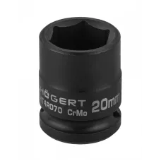 Головка торцевая ударная шестигранная 1/2″, 20 мм, DIN 3121, CrMo HT4R070