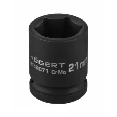 Головка торцевая ударная шестигранная 1/2″, 21 мм, DIN 3121, CrMo HT4R071