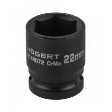 Головка торцевая ударная шестигранная 1/2″, 22 мм, DIN 3121, CrMo HT4R072