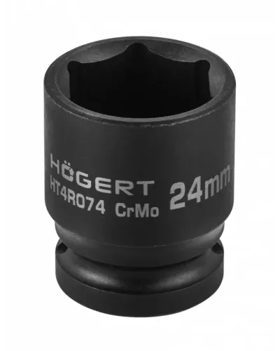 Головка торцевая ударная шестигранная 1/2″, 24 мм, DIN 3121, CrMo HT4R074