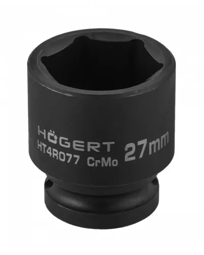 Головка торцевая ударная шестигранная 1/2″, 27 мм, DIN 3121, CrMo HT4R077