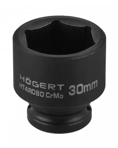 Головка торцевая ударная шестигранная 1/2″, 30 мм, DIN 3121, CrMo HT4R080
