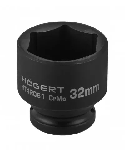 Головка торцевая ударная шестигранная 1/2″, 32 мм, DIN 3121, CrMo HT4R081