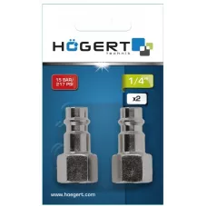 Штуцер с муфтой соединительной F1/4″, 2шт. HT4R810